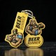 Κρεμάστρα μεταλλίων & Μπρελόκ "THE BEER RUNNER"