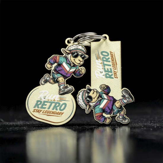 Κρεμάστρα μεταλλίων & Μπρελόκ  "THE RETRO RUNNER"