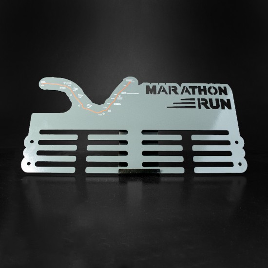 Κρεμάστρα μεταλλίων "Marathon Route"