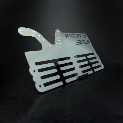 Κρεμάστρα μεταλλίων "Marathon Route"