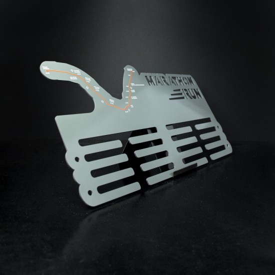 Κρεμάστρα μεταλλίων "Marathon Route"