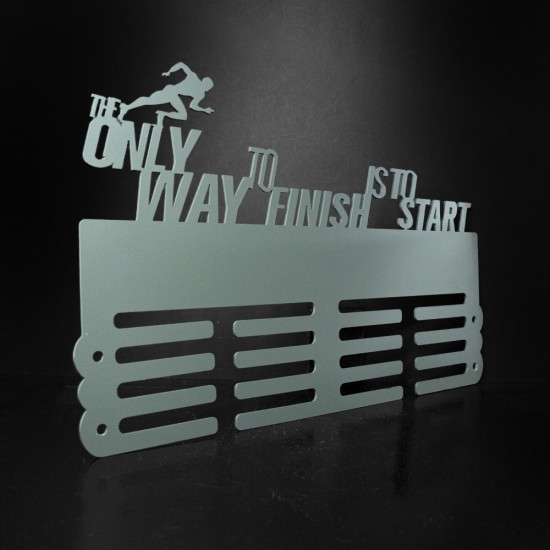 Κρεμάστρα μεταλλίων "The Only Way"