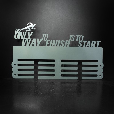 Κρεμάστρα μεταλλίων "The Only Way"