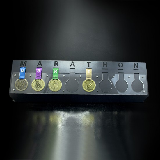 Επιτραπέζια προθήκη μεταλλίων "ATHENS MARATHON"