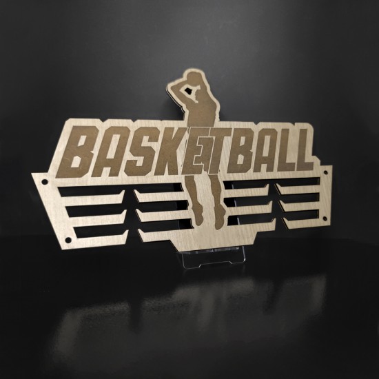 Κρεμάστρα μεταλλίων "Basketball"