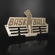 Κρεμάστρα μεταλλίων "Basketball"