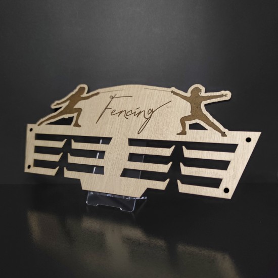 Κρεμάστρα μεταλλίων "Fencing"