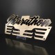 Κρεμάστρα μεταλλίων "Finishing a Marathon"