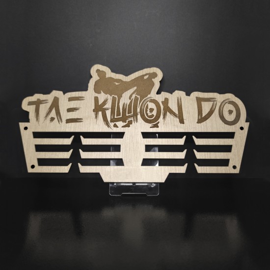 Κρεμάστρα μεταλλίων "Tae Kwon Do"