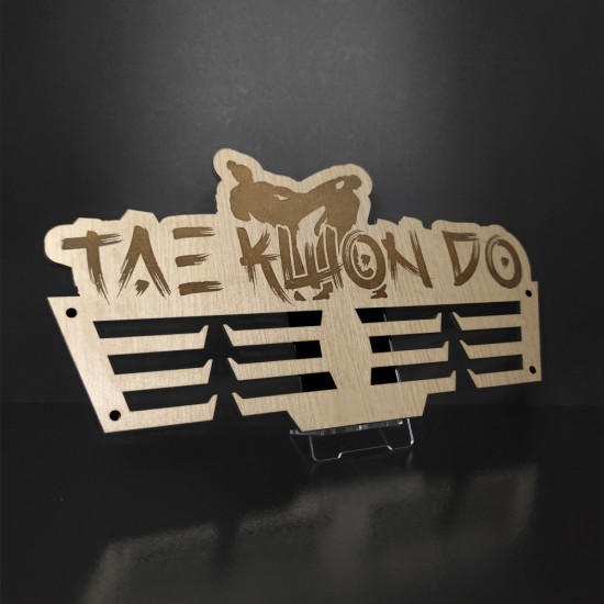 Κρεμάστρα μεταλλίων "Tae Kwon Do"