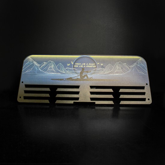 Κρεμάστρα μεταλλίων "Train like a beast"