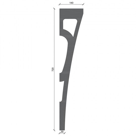 Μεταλλικά πόδια τραπεζιού