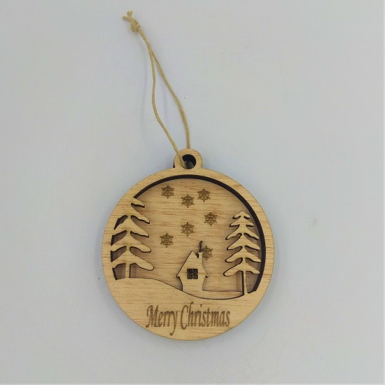 Χριστουγεννιάτικο πολυεπίπεδο στολίδι 