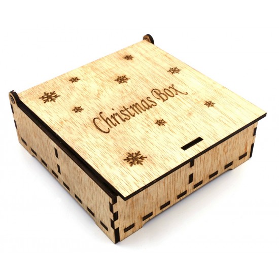 Χριστουγεννιάτικο ξύλινο κουτί