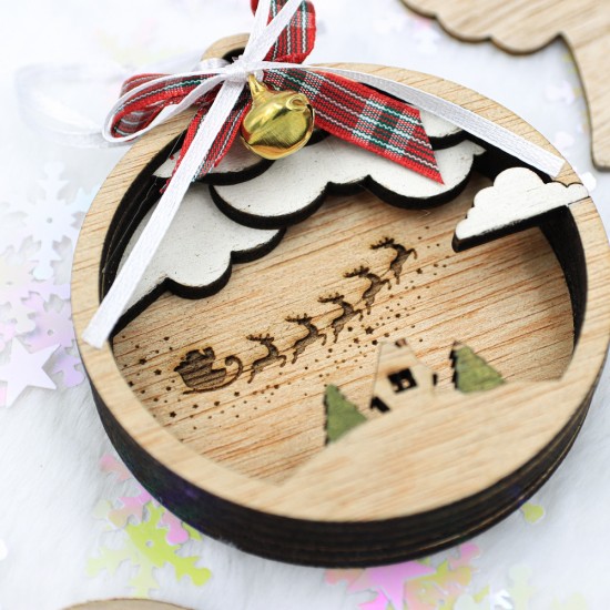 Χριστουγεννιάτικο πολυεπίπεδο στολίδι