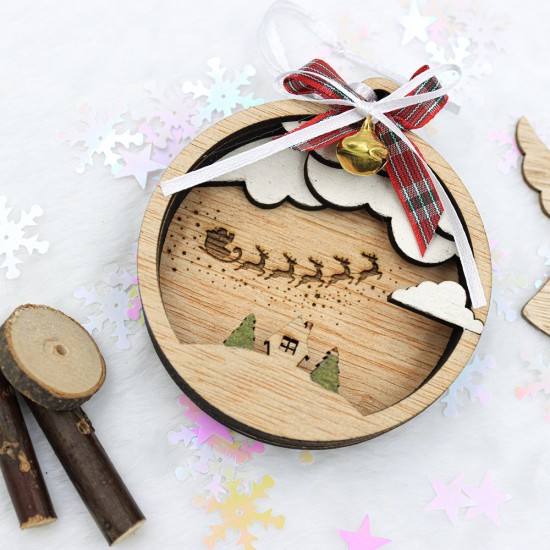 Χριστουγεννιάτικο πολυεπίπεδο στολίδι